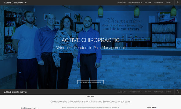 Active Chiropractic Website
